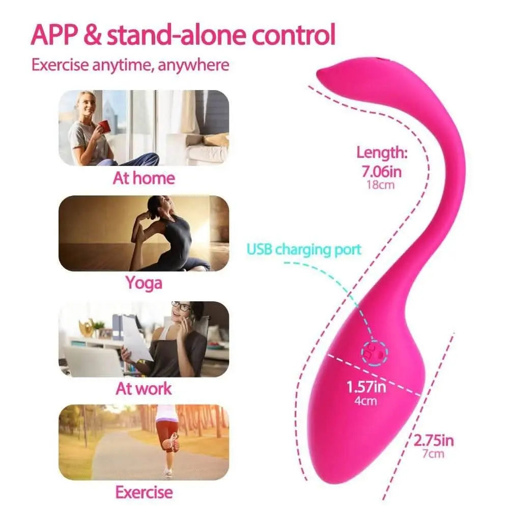 Vibrator Flamingo - Mobile App Control - Divine Beauty