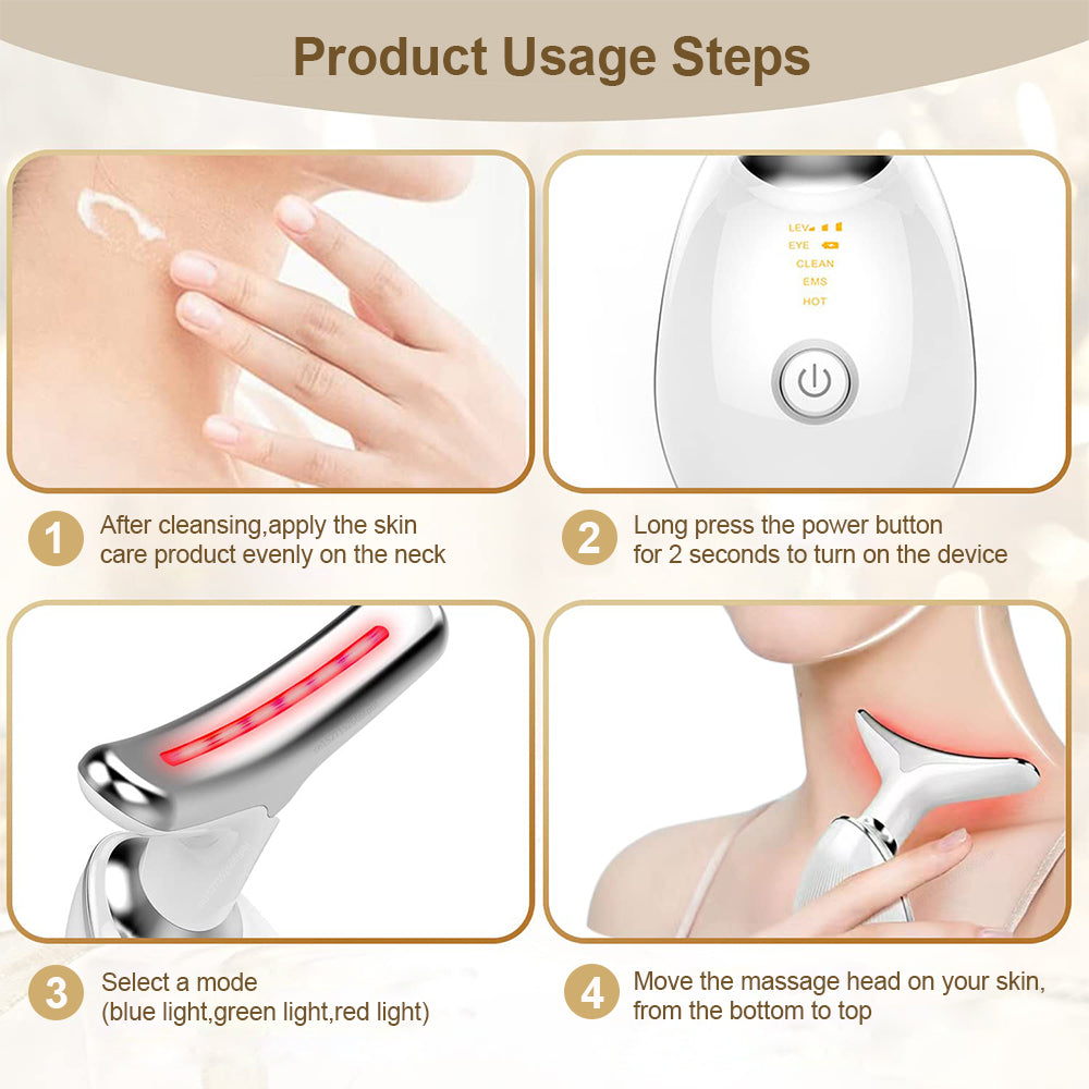 FaceLift - Renew your skin and revitalize your beauty with the Phototherapy Massager.