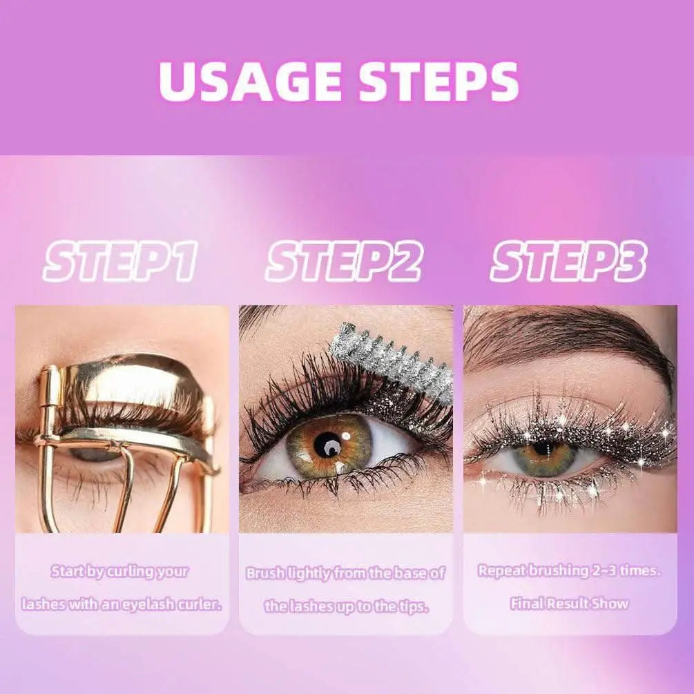 Divine Sparkle – Glitter Mascara for Stunning Eyes ✨ - Divine Beauty