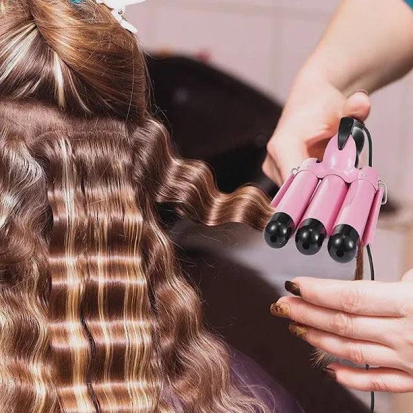 Tri wave Hair Curler