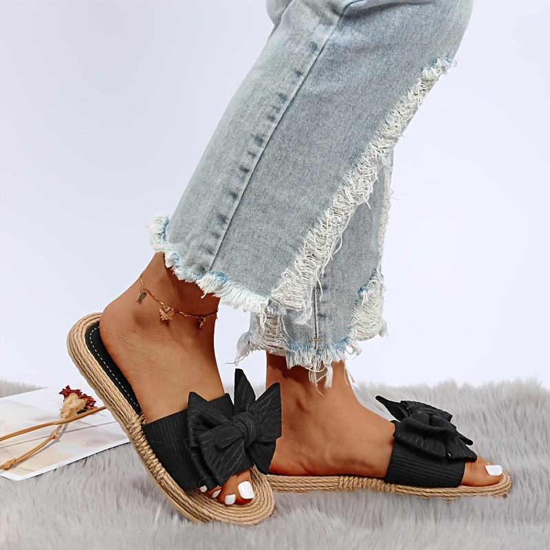 Women's Slide Sandals - Casual Flat Summer