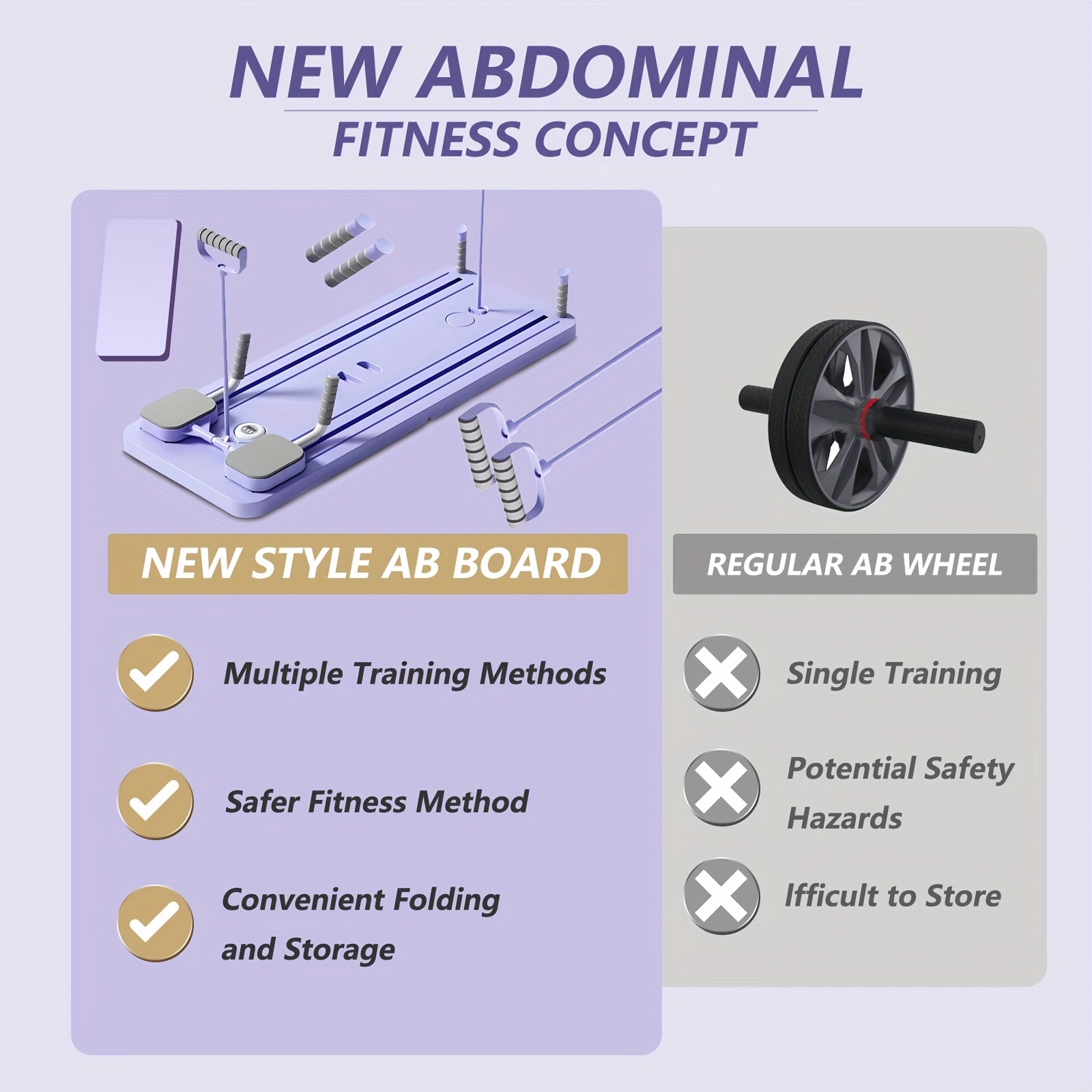 5 In1 Pilates Board Portable
