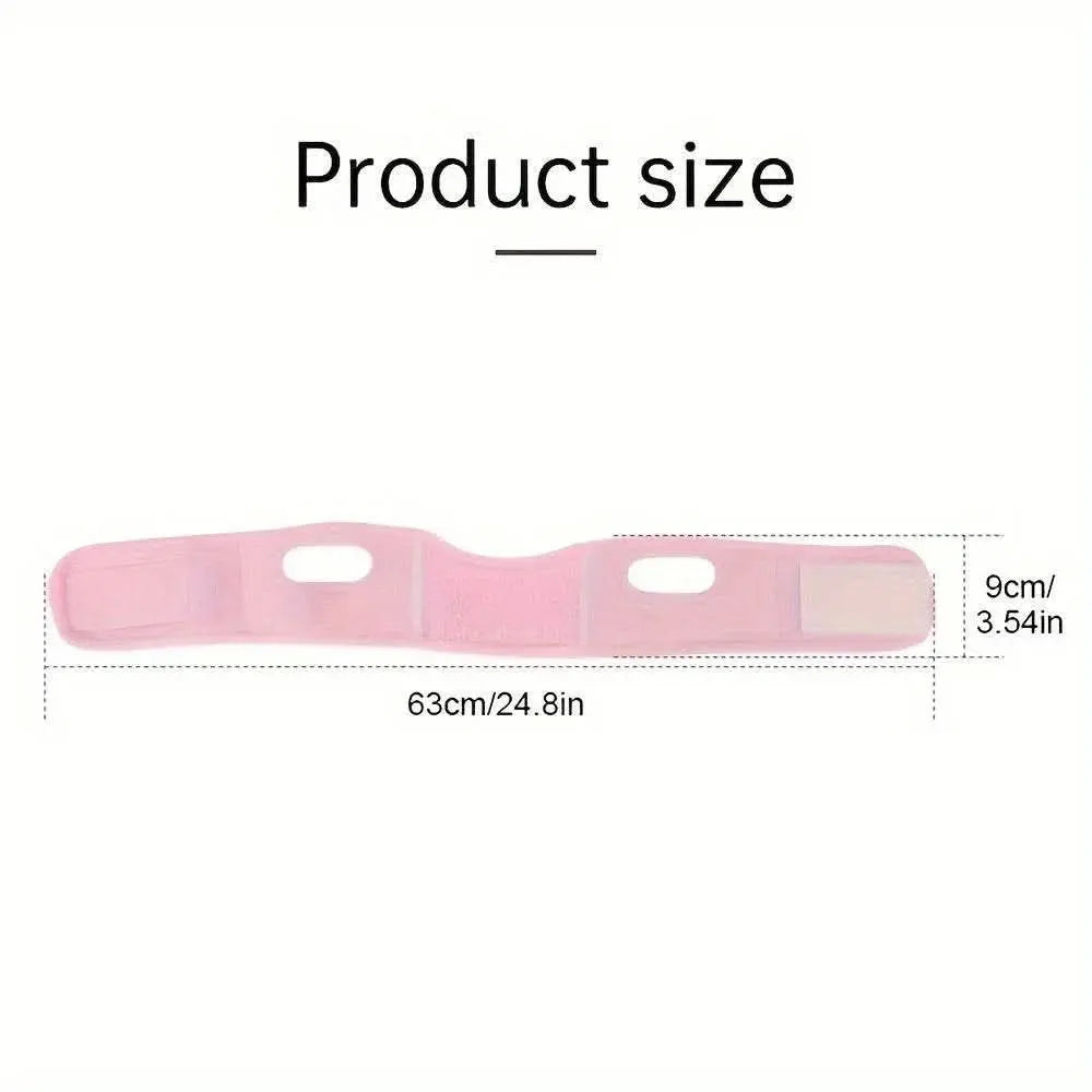 1pc Reusable V-Line Mask For Face And Jawline - Chin Facial Strap Mask - V Line Face Massage Strap - Beauty Face Belt Women Gift - Divine Beauty
