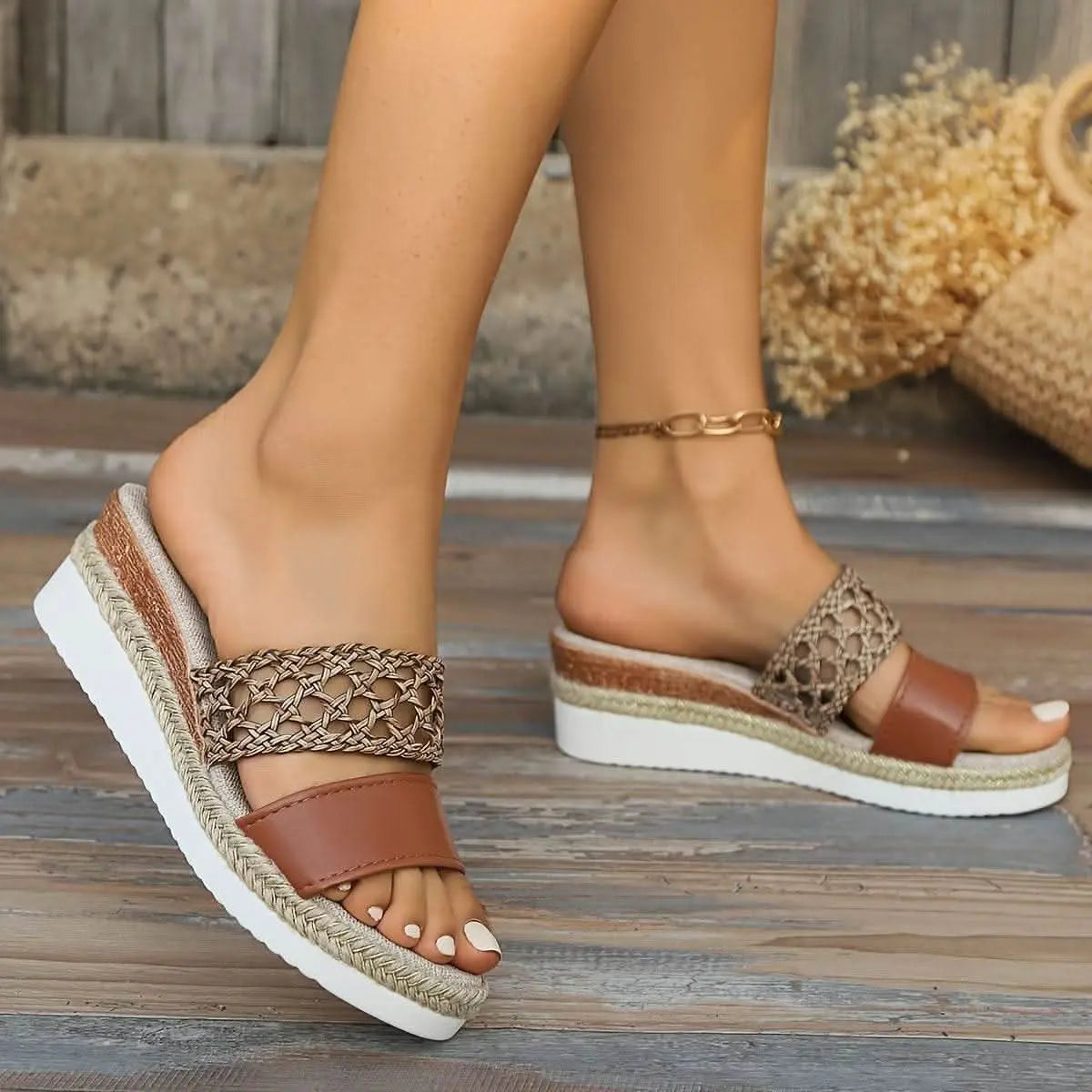 New Summer Women'S Wedge Sandals, - Divine Beauty