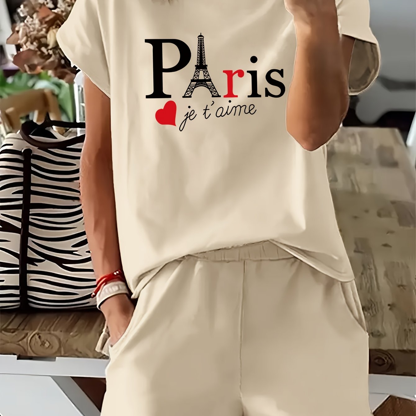 Gwen – Casual tweedelige set met stadsprint