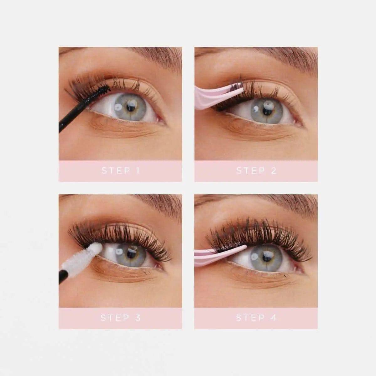KIT DIY LASH - Lash Extensions at home - Invisible Band - Divine Beauty