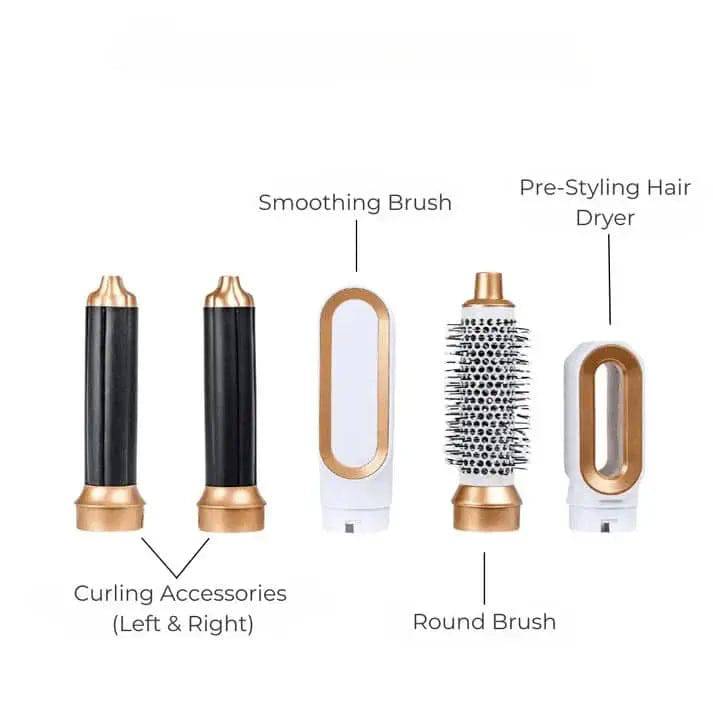 Divine 5 in 1 AirStyler Pro- (Dries, Straightens, Curls, Shapes and Curls) - Divine Beauty