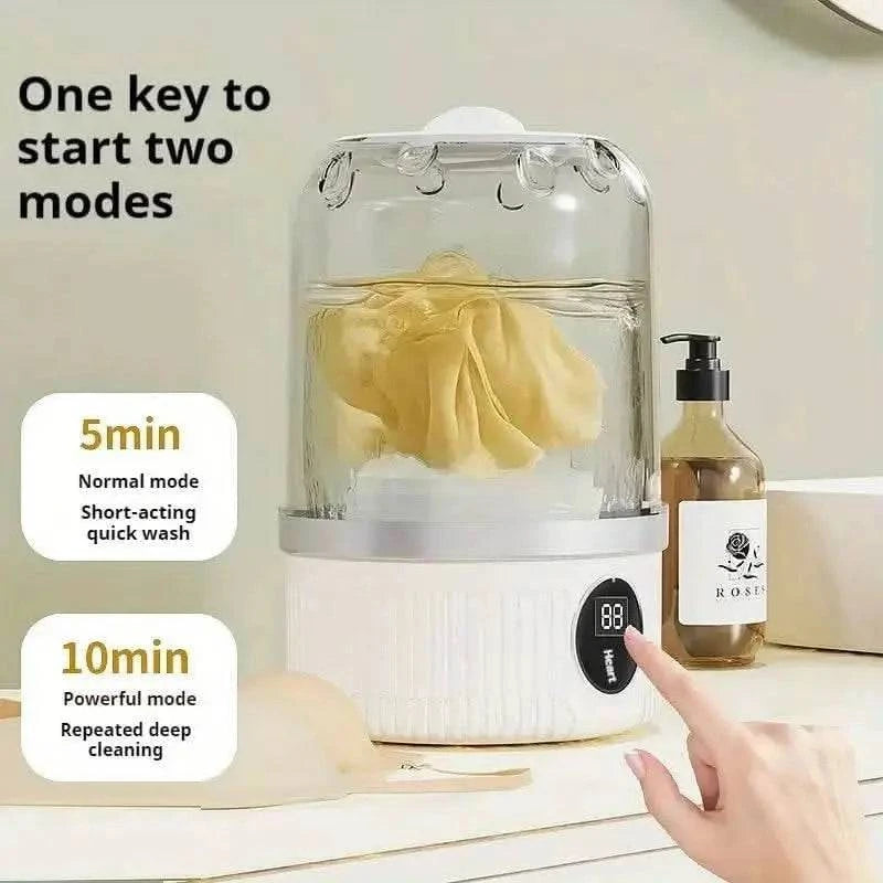 Divine Wash™ Portable Mini Washer — Clean, Care & Convenience in One Smart Device! - Divine Beauty