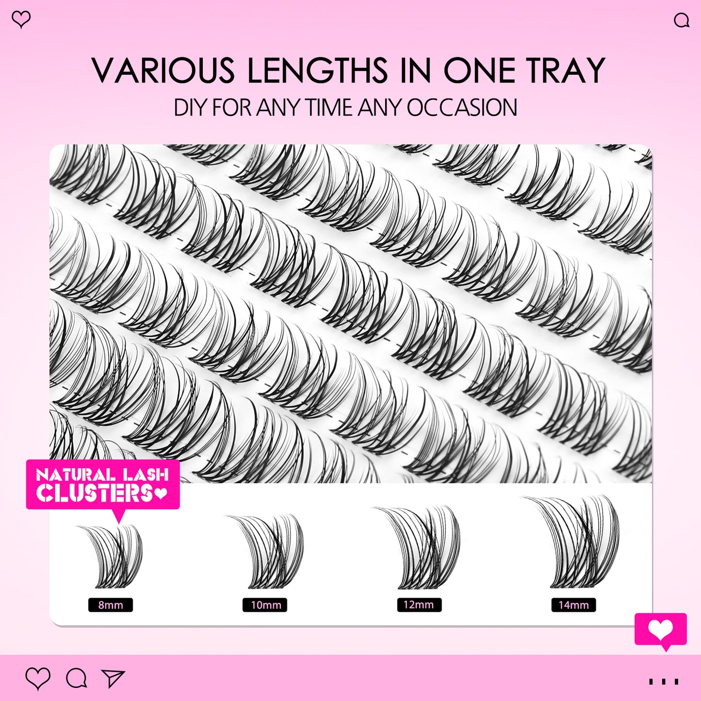 KIT DIY LASH - Lash Extensions at home - Invisible Band