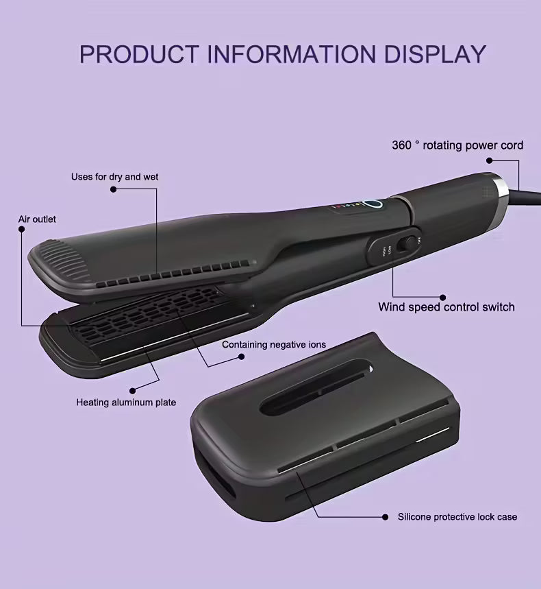 2-in-1 Hair Straightener & Dryer