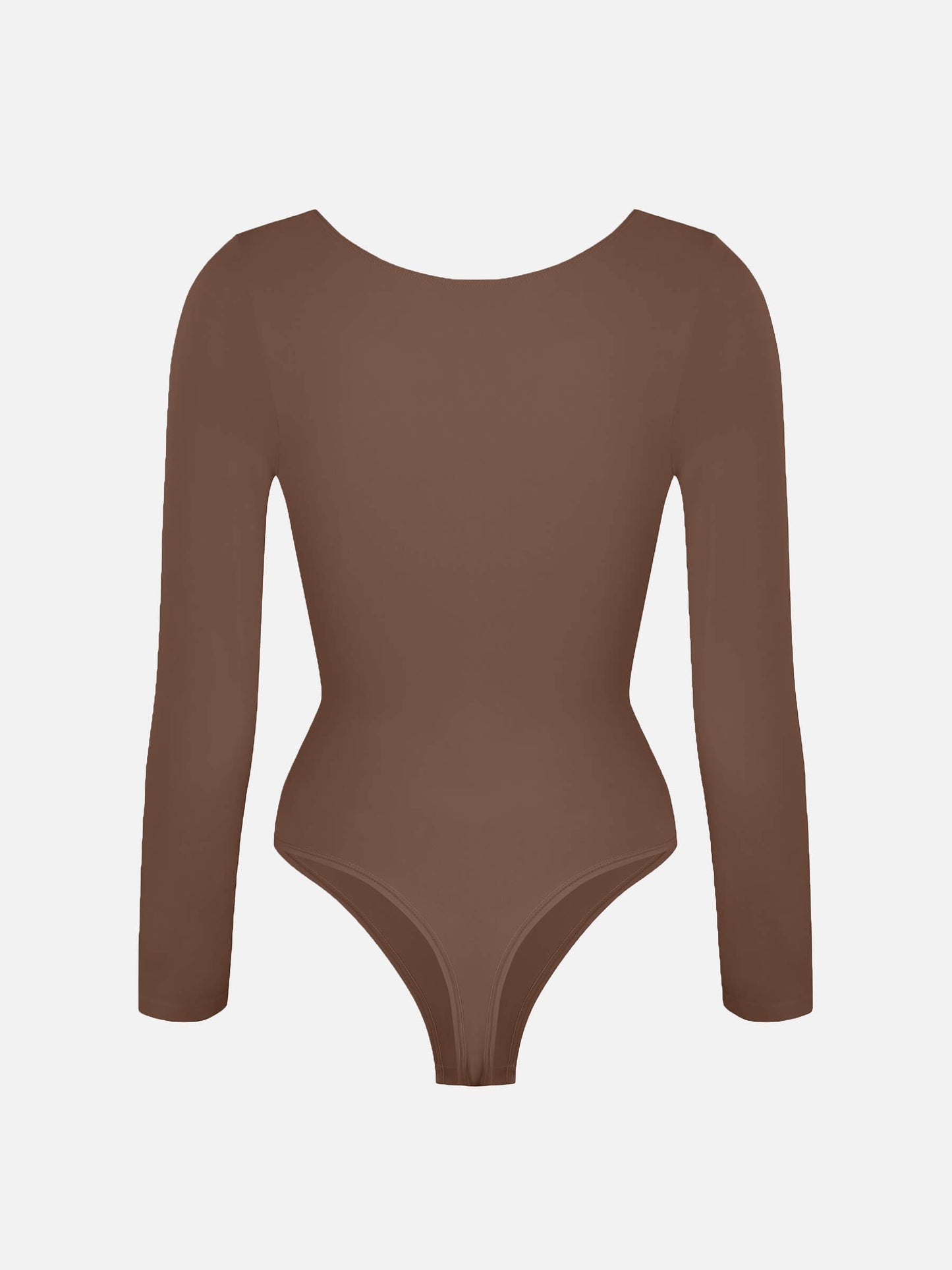 Seamless Long Sleeve Tummy Control Thong Bodysuit