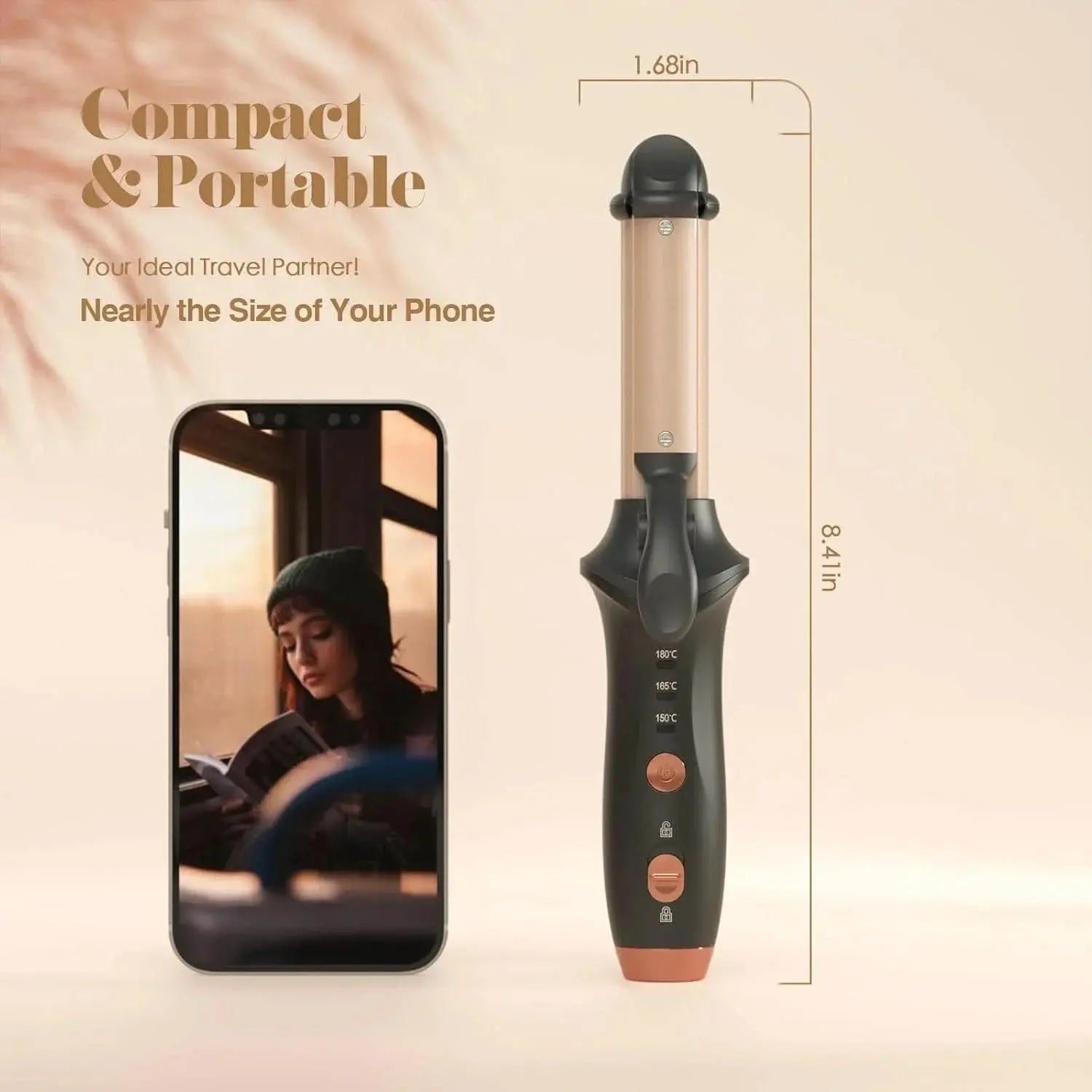 Rechargeable Cordless Hair Curler - Divine Beauty