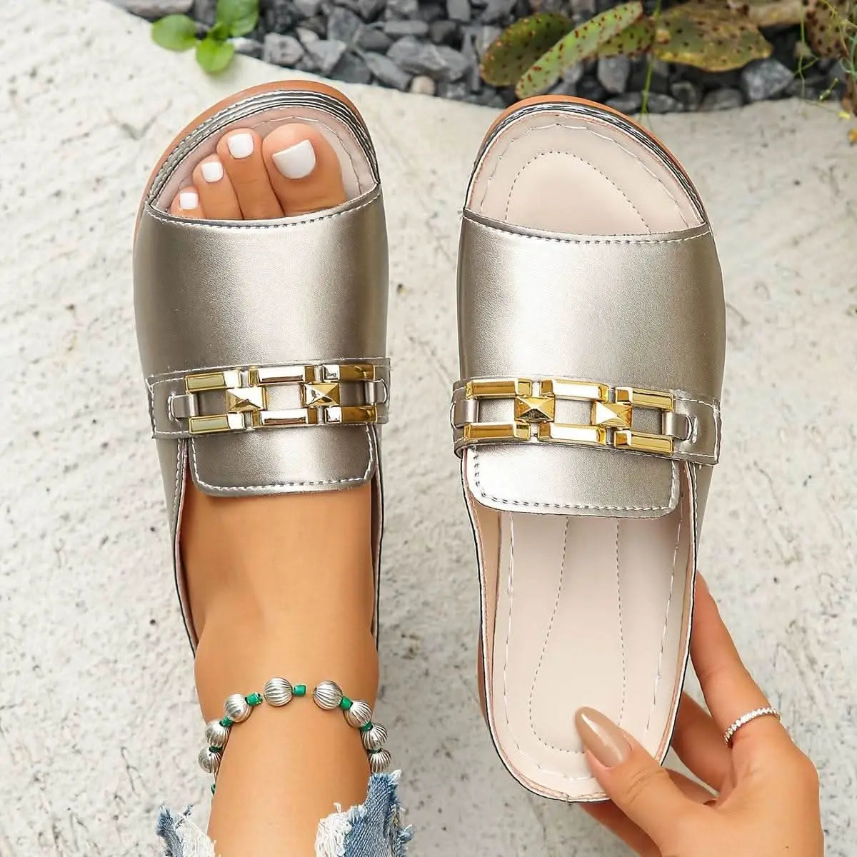 Summer New Fashion Versatile Sandals - Divine Beauty