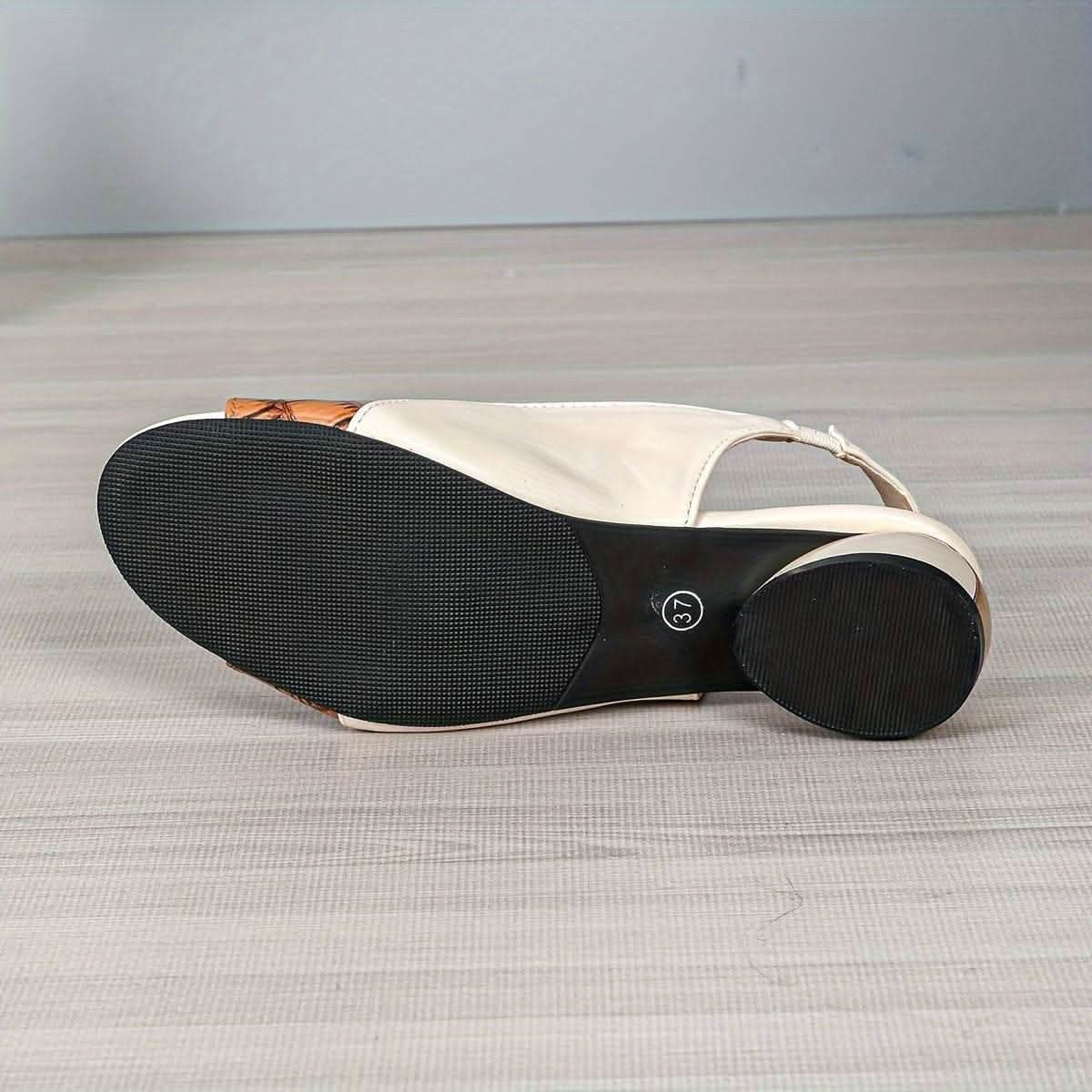 Fashion Peep Toe Slip On Casual Summer - Divine Beauty