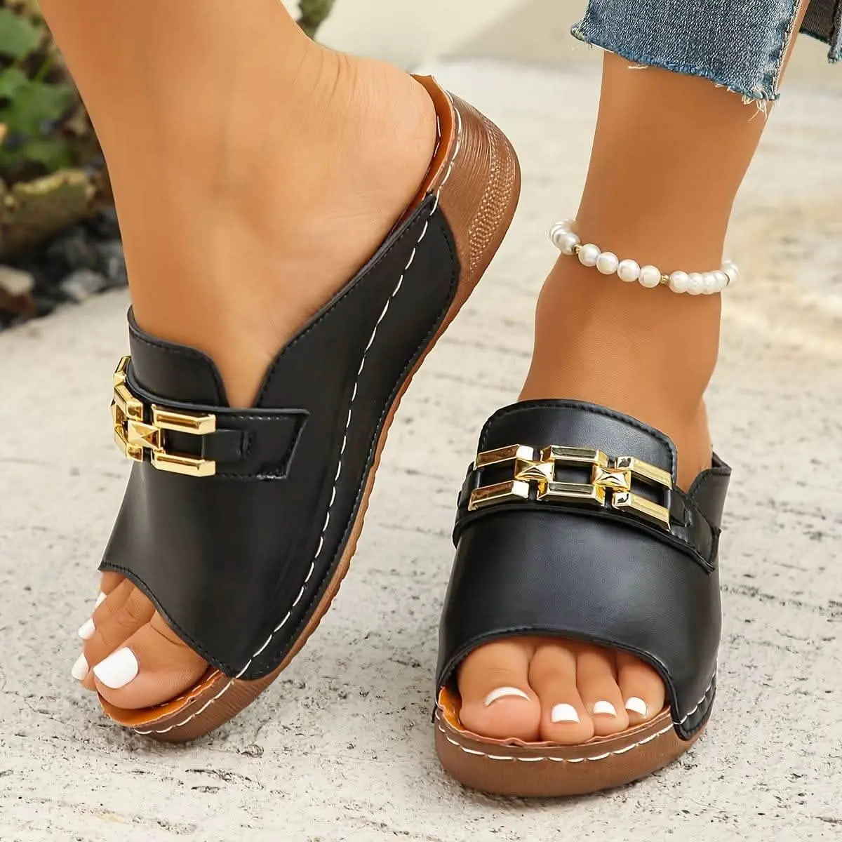 Summer New Fashion Versatile Sandals - Divine Beauty