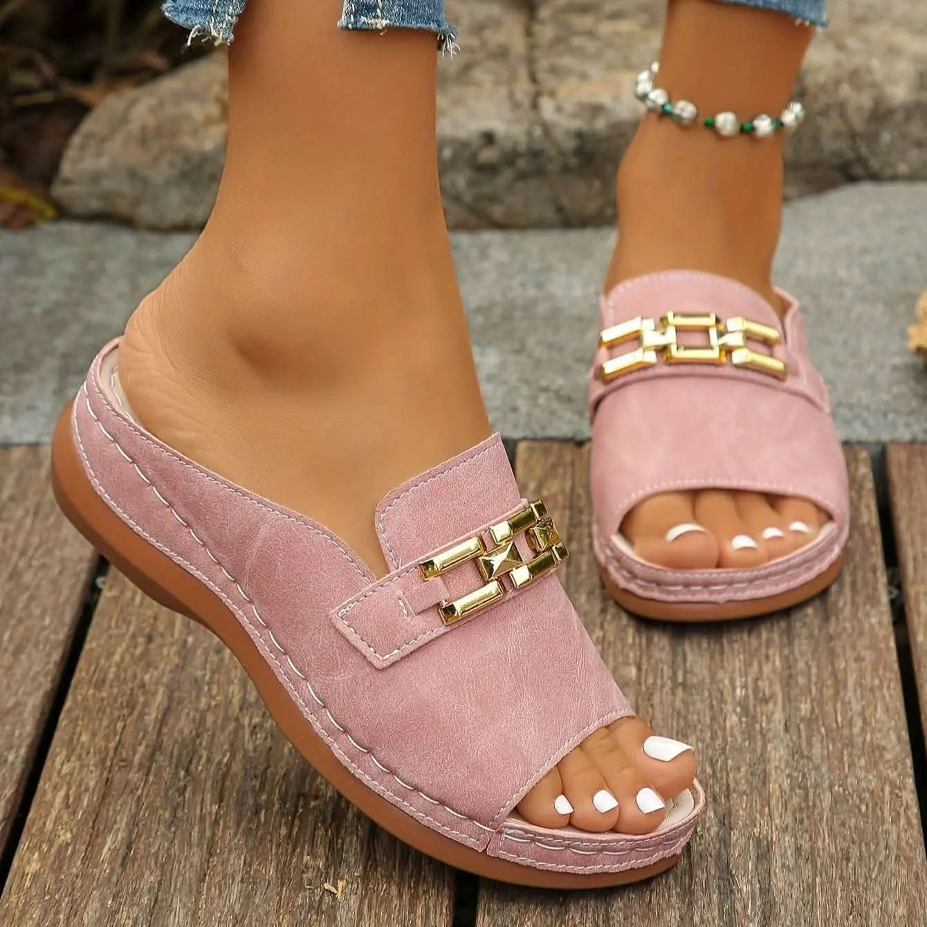 Summer New Fashion Versatile Sandals - Divine Beauty