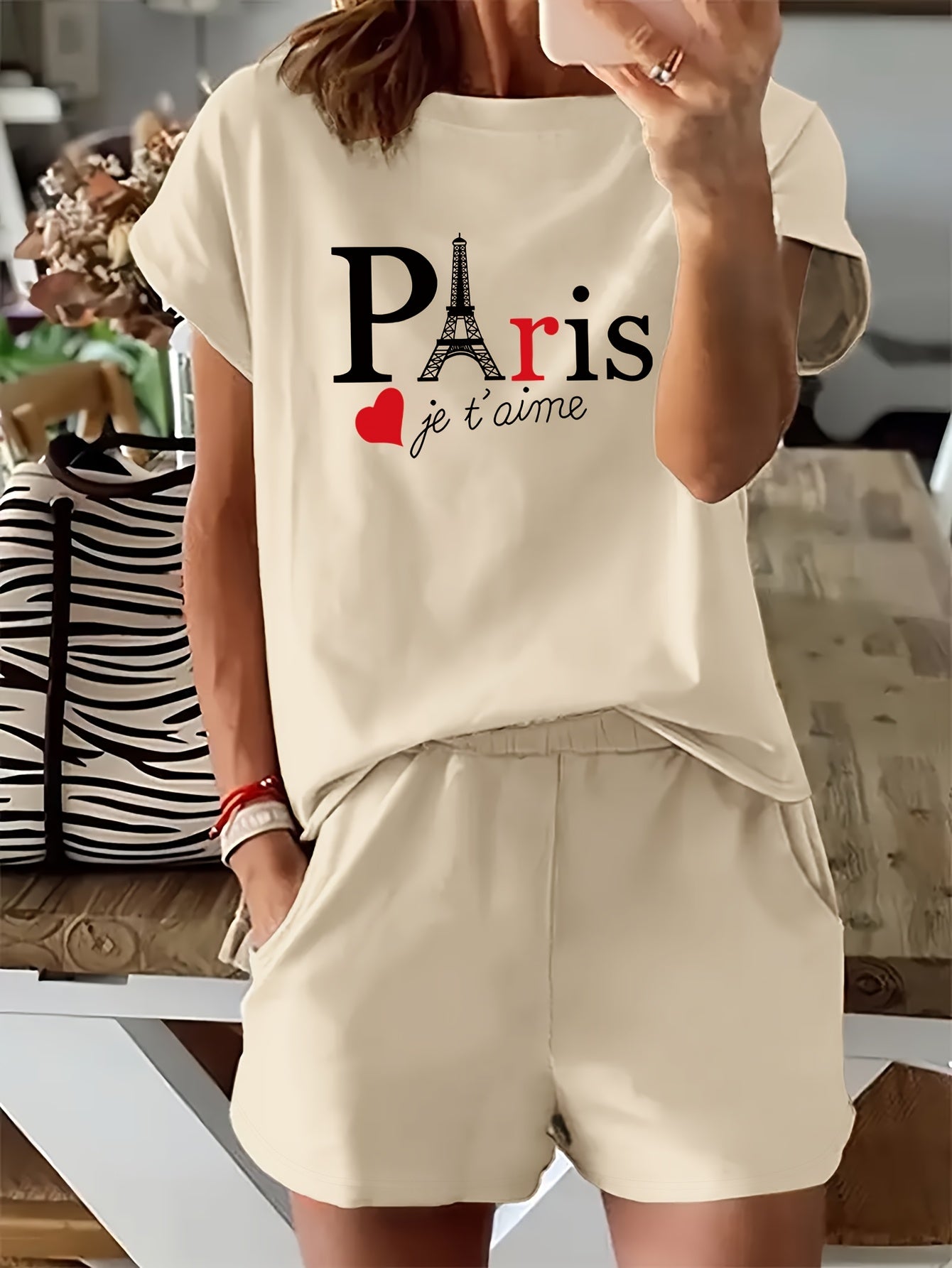 Gwen – Casual tweedelige set met stadsprint