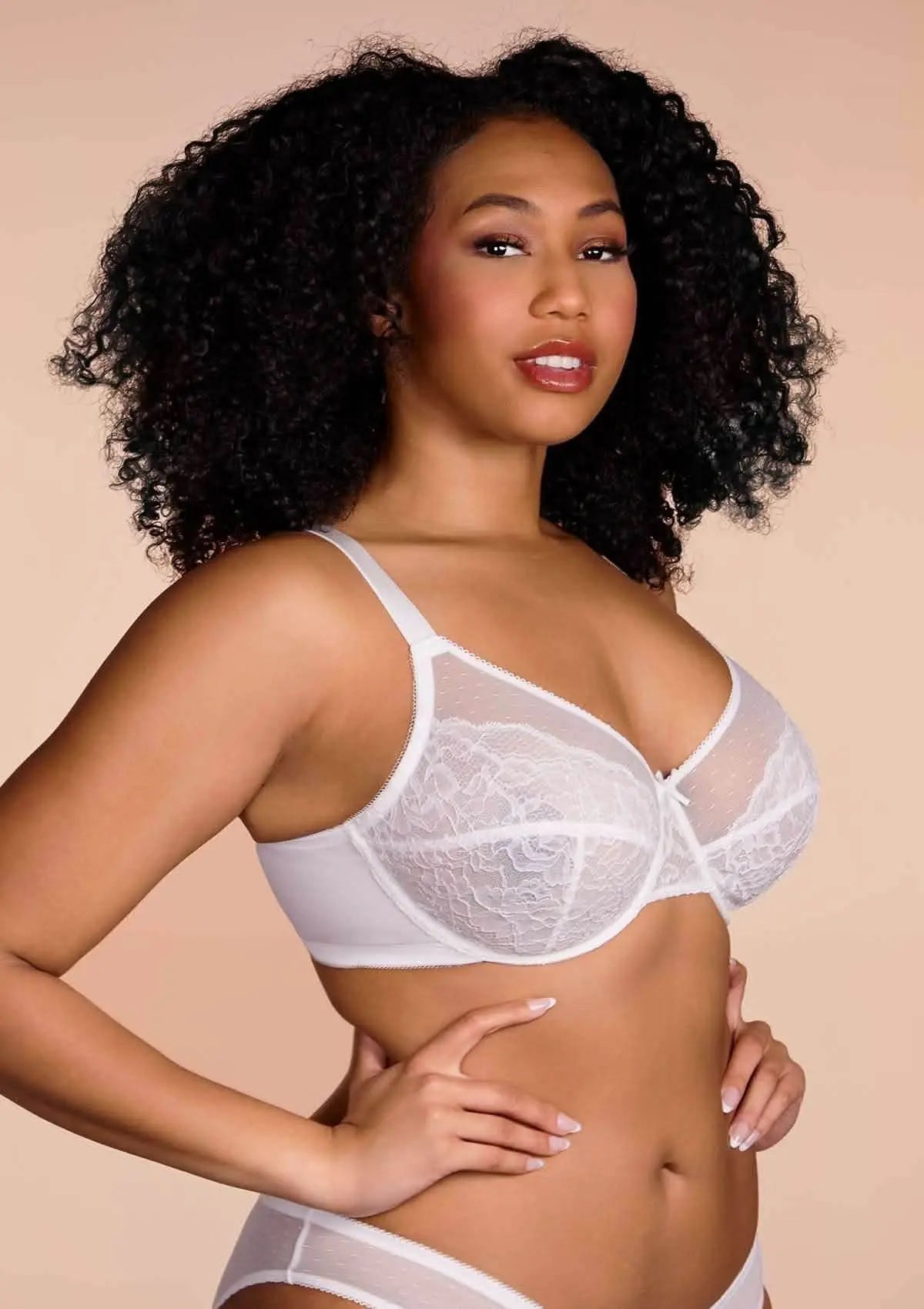 Enchante White Lace Underwire Bra - Divine Beauty