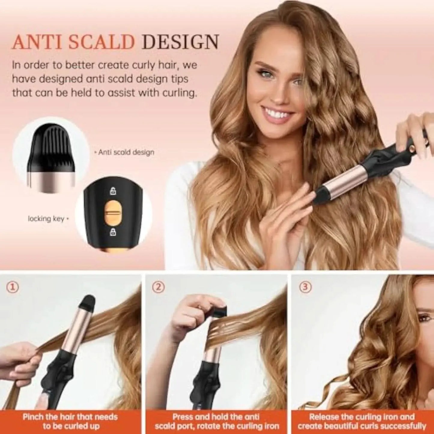 Rechargeable Cordless Hair Curler - Divine Beauty