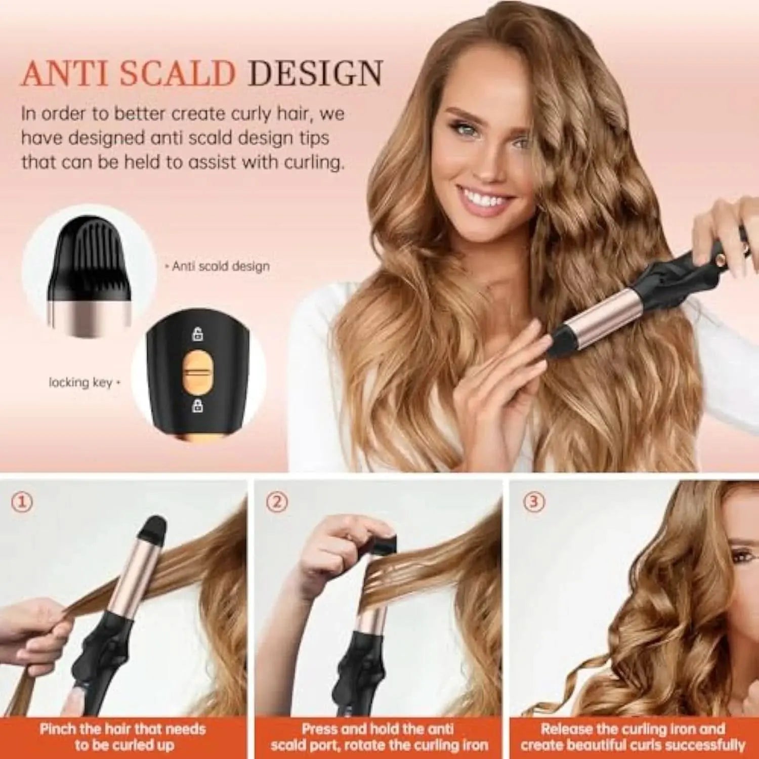 Rechargeable Cordless Hair Curler - Divine Beauty