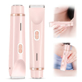 2-in-1 Pink Dual Trimmer for Women - Electric Shaver