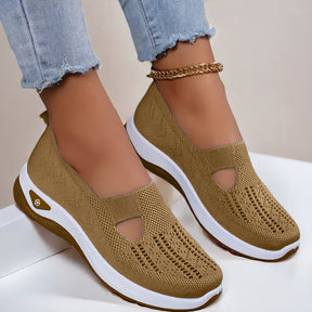 Trendy Women's Breathable Knit Sneakers