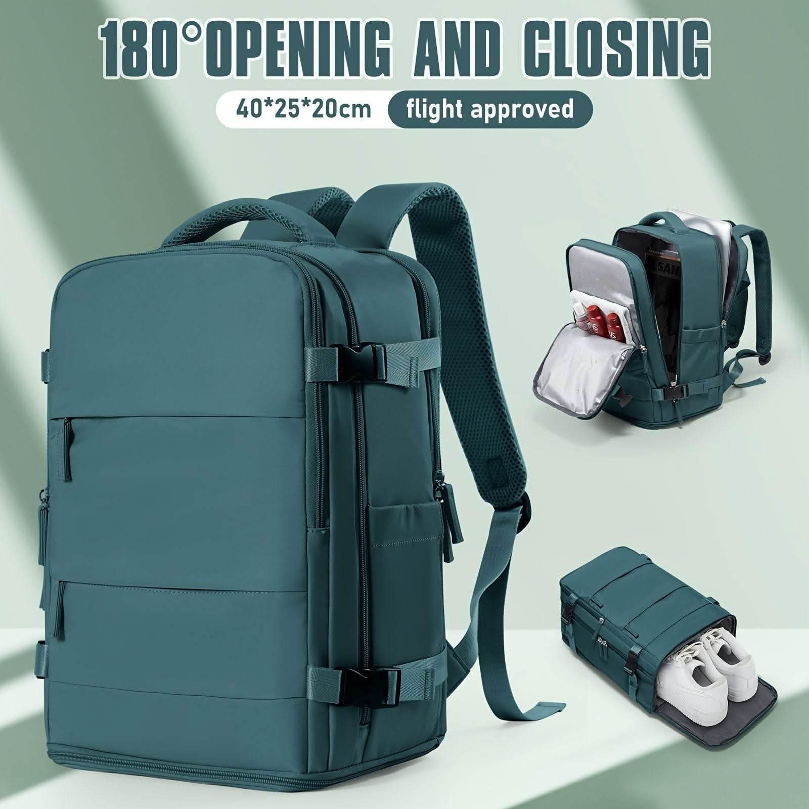 Ryanair Cabin Bags 40x20x25 Underseat Cabin Bag New Easyjet Carry On Travel Backpack Cabin Size Rucksack, Hand Luggage Bag Backpack Casual Daypack School Bag Fit 35.56 cm Laptop - Divine Beauty