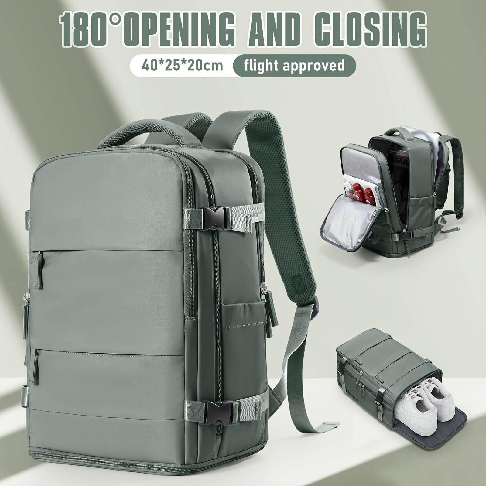 Ryanair Cabin Bags 40x20x25 Underseat Cabin Bag New Easyjet Carry On Travel Backpack Cabin Size Rucksack, Hand Luggage Bag Backpack Casual Daypack School Bag Fit 35.56 cm Laptop - Divine Beauty