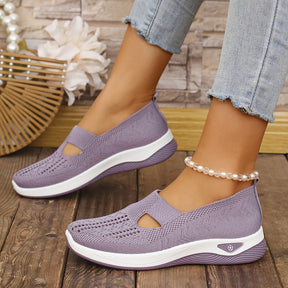 Trendy Women's Breathable Knit Sneakers