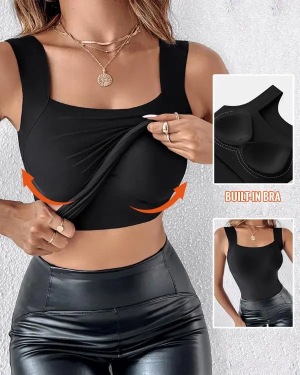 🔥U-hals shapewear met ingebouwde bh-tank