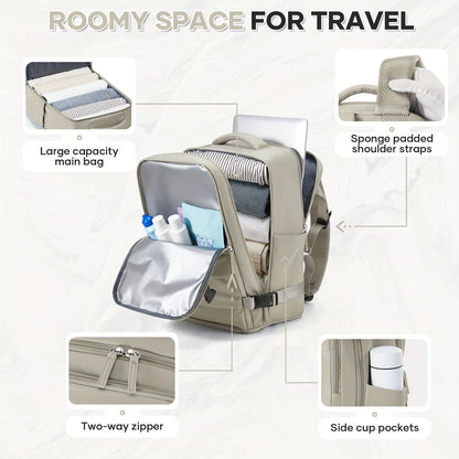 Ryanair handbagage 40x20x25 inch handbagagetas voor onder de stoel Nieuwe Easyjet handbagage-rugzak Handbagage-rugzak Rugzak Casual dagrugzak Schooltas Geschikt voor 35,56 cm Laptop