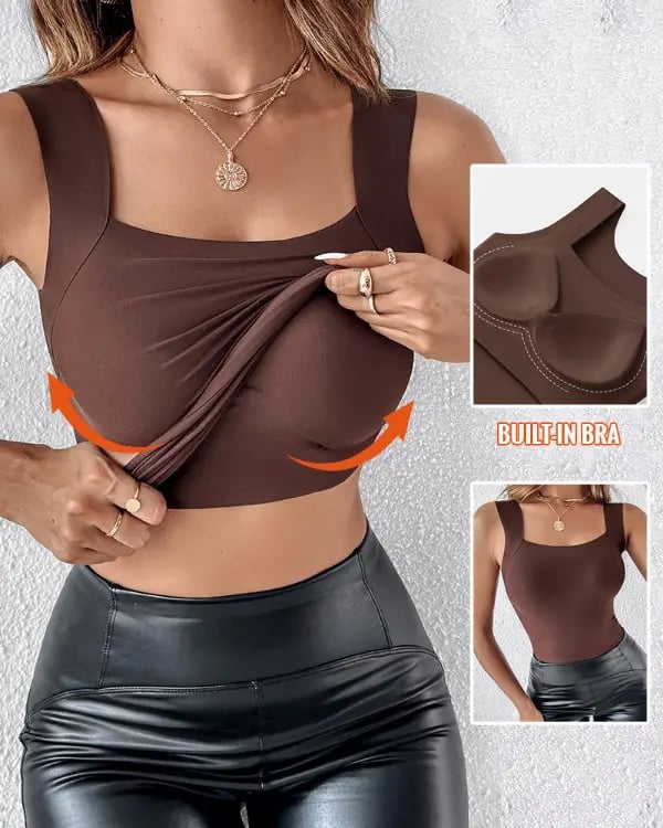 🔥U-hals shapewear met ingebouwde bh-tank