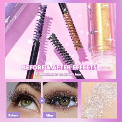 FFOrder Waterproof Sequins Sparkling Crystal Diamond Mascara - Divine Beauty