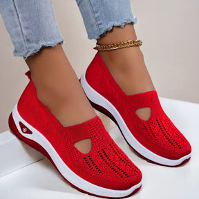 Trendy Women's Breathable Knit Sneakers