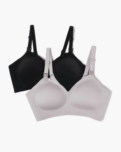 SMOOTH - Ultra Soft & Omni Maternity Nursing Bra (2 Pack) - Divine Beauty