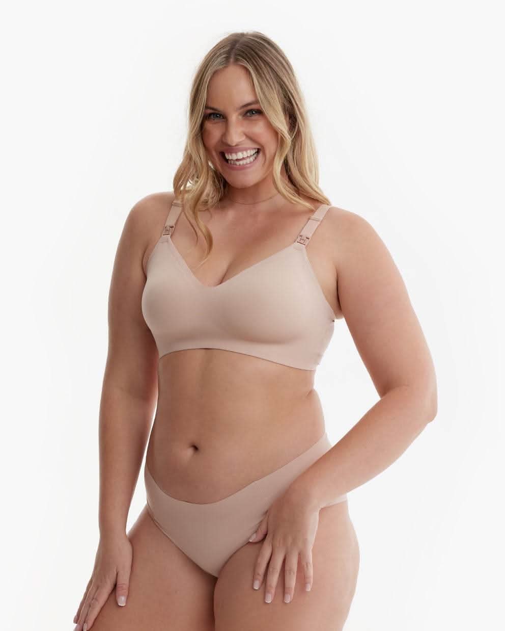 SMOOTH - Ultra Soft & Omni Maternity Nursing Bra (2 Pack) - Divine Beauty