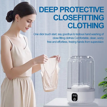 Divine Wash™ draagbare mini-wasmachine: reiniging, verzorging en gemak in één slim apparaat! 