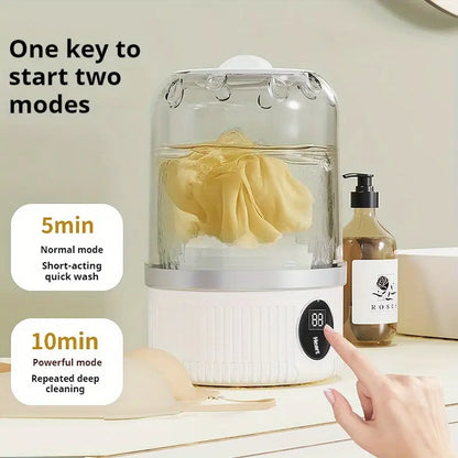 Divine Wash™ draagbare mini-wasmachine: reiniging, verzorging en gemak in één slim apparaat! 