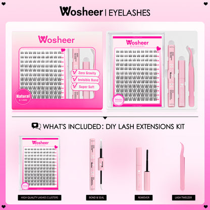 KIT DIY LASH - Lash Extensions at home  - Invisible Band