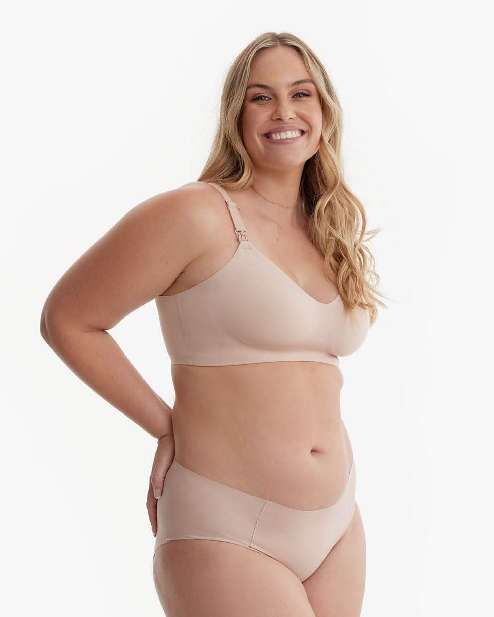 SMOOTH - Ultra Soft & Omni Maternity Nursing Bra (2 Pack) - Divine Beauty