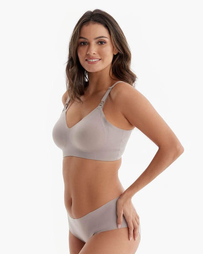 SMOOTH - Ultra Soft & Omni Maternity Nursing Bra (2 Pack) - Divine Beauty