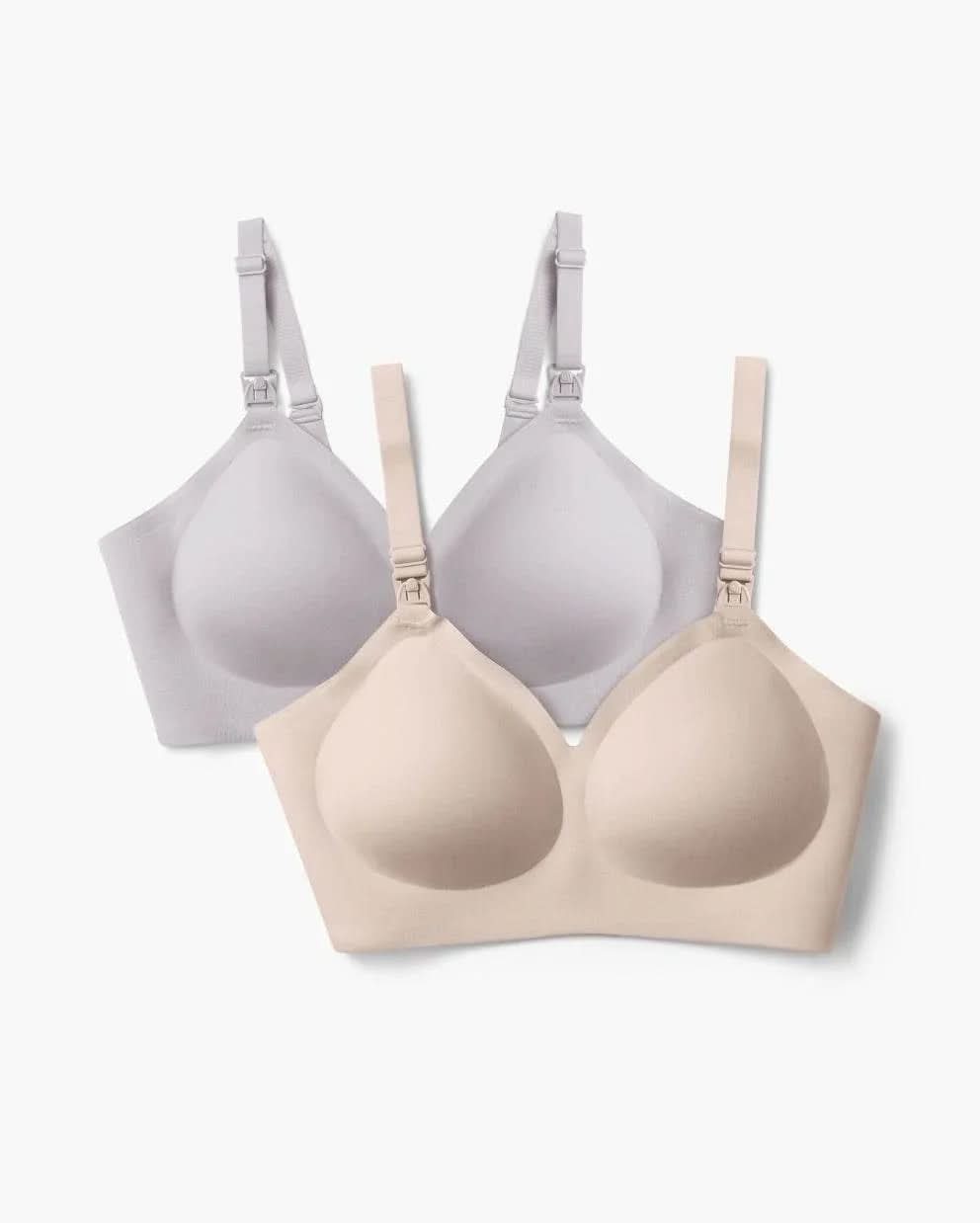 SMOOTH - Ultra Soft & Omni Maternity Nursing Bra (2 Pack) - Divine Beauty