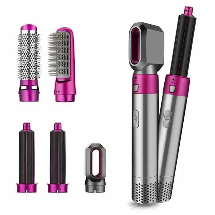 5 in 1 Brush (Dries, Straightens, Curls, Shapes and Curls) - Divine Beauty