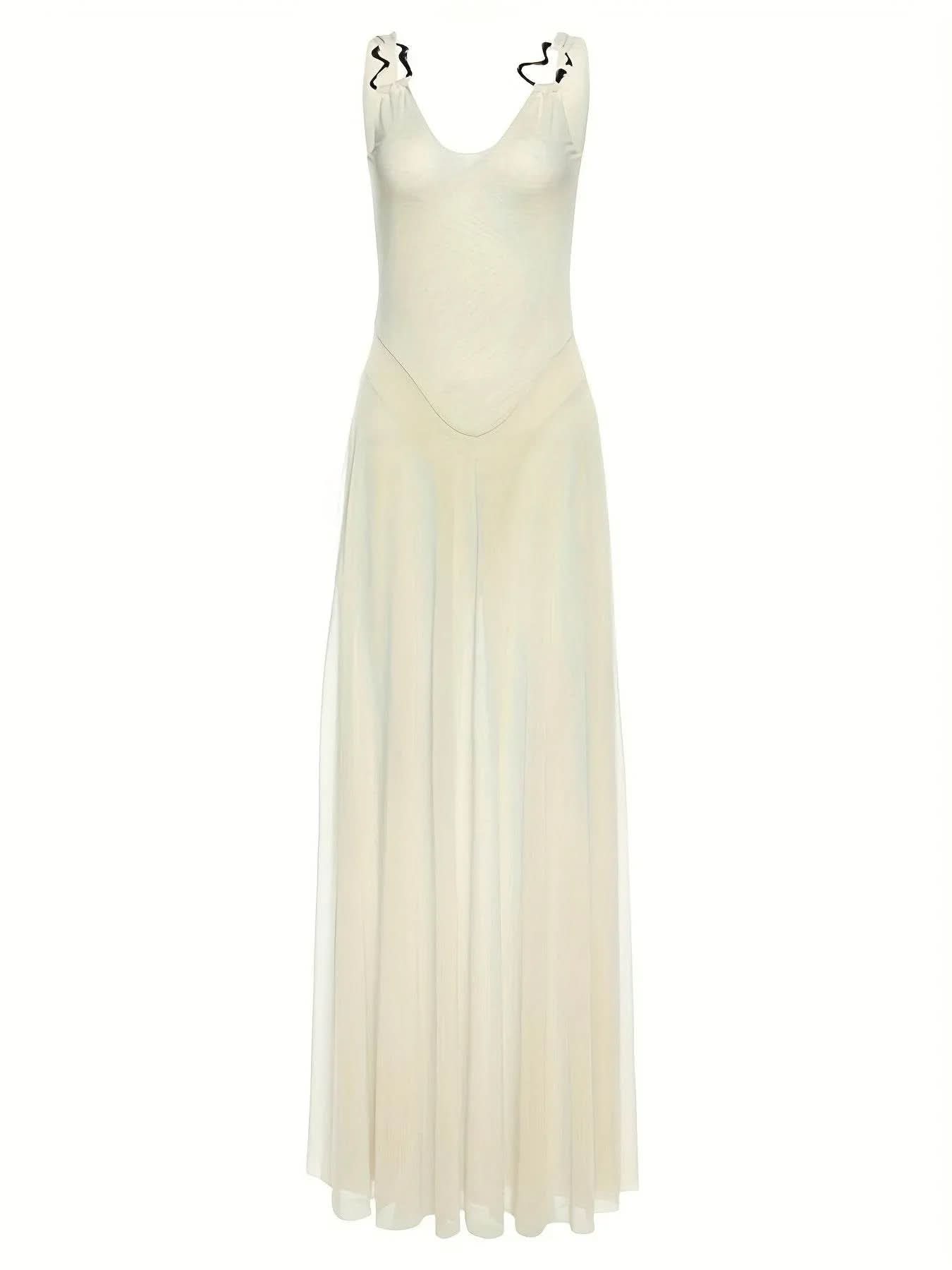 Soleil Blanc - Summer Maxi Dress - Divine Beauty