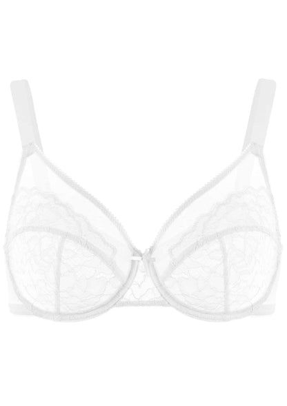 Enchante White Lace Underwire Bra
